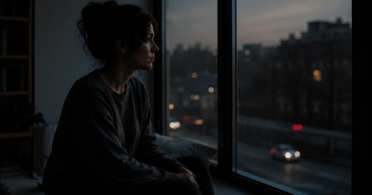 why do i feel like i’m always waiting for my real life to begin why do i feel like i’m waiting for my real life to begin – a person sitting by a window at dusk, looking outside with a distant expression, feeling stuck in a waiting phase of life