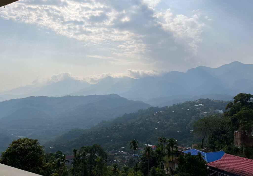 feeling drained after socializing - a view of a hill station