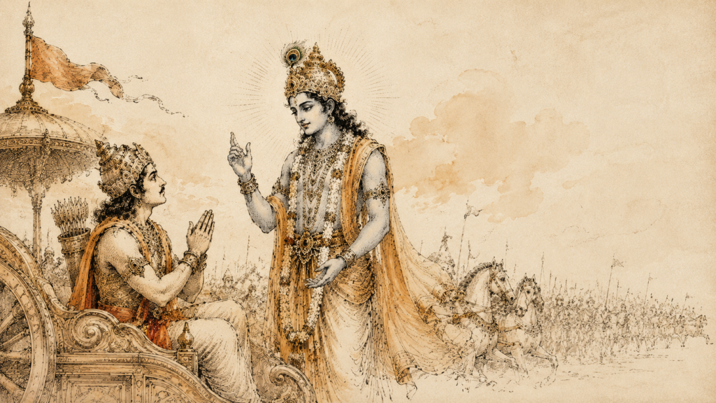 How to Surrender to God Completely: Bhagavad Gita 9.34 Explains It in 4 Steps